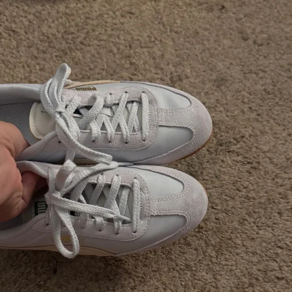 NEW Puma Arizona White and Beige Sneakers Shoes 8 - Picture 11 of 11